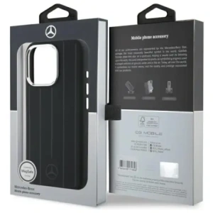 Kup Mercedes MEHMP16X23SUVSK Apple iPhone 16 Pro Max husă din silicon verticală cu dungi tonale MagSafe neagră - MRS282 - {ean13} - Sklep Home Screen