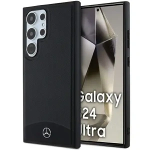 Kup Etui Mercedes MEHMS24L23RBARK Samsung Galaxy S24 Ultra hardcase kožené texturované a hladké MagSafe černé/black - MRS283 - {ean13} - Sklep Home Screen