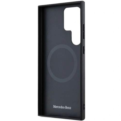 Kup Etui Mercedes MEHMS24L23RBARK Samsung Galaxy S24 Ultra hardcase kožené texturované a hladké MagSafe černé/black - MRS283 - {ean13} - Sklep Home Screen