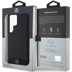 Kup Mercedes MEHMS24L23RBARK Samsung Galaxy S24 Ultra Hardcase aus Leder mit strukturiertem & glattem MagSafe in Schwarz - MRS283 - {ean13} - Sklep Home Screen