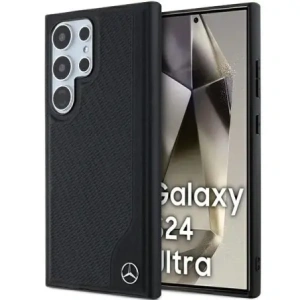 Kup Etui Mercedes MEHMS24L23RBGVK Samsung Galaxy S24 Ultra hardcase Leather Debossed Line MagSafe černý/black - MRS284 - {ean13} - Sklep Home Screen