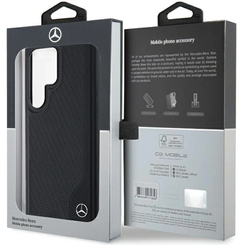 Kup Etui Mercedes MEHMS24L23RBGVK Samsung Galaxy S24 Ultra hardcase Leather Debossed Line MagSafe černý/black - MRS284 - {ean13} - Sklep Home Screen