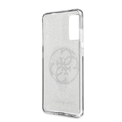 Kup Etui Guess GUHCS62PCUGLLG Samsung Galaxy S20 jasně šedý/light grey hard case Glitter 4G Circle Logo - GUE361GRY - {ean13} - Sklep Home Screen