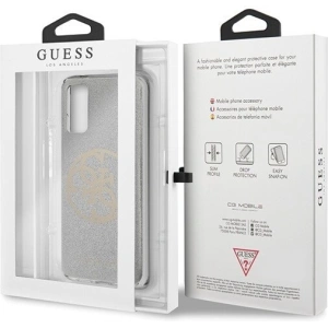 Kup Etui Guess GUHCS62PCUGLLG Samsung Galaxy S20 jasnoszary/light grey hard case Glitter 4G Circle Logo - GUE361GRY - {ean13} - Sklep Home Screen