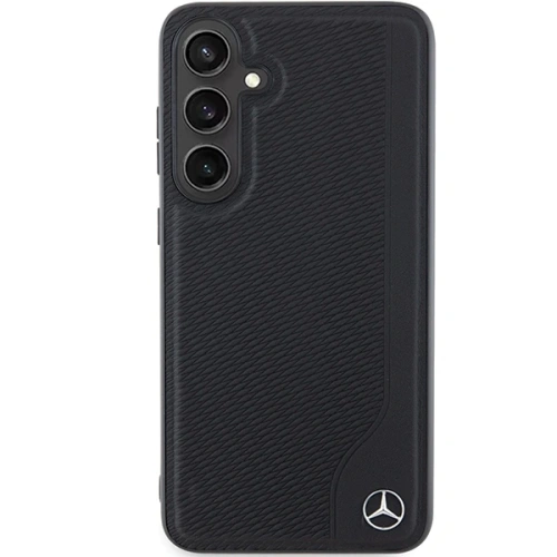 Kup Mercedes MEHMS24M23RBGVK Samsung Galaxy S24+ Plus husa din piele întărită cu linie debosată MagSafe neagră - MRS286 - {ean13} - Sklep Home Screen