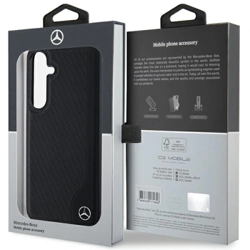 Kup Etui Mercedes MEHMS24M23RBGVK Samsung Galaxy S24+ Plus hardcase s koženým embosovaným vzorem MagSafe černý/black - MRS286 - {ean13} - Sklep Home Screen