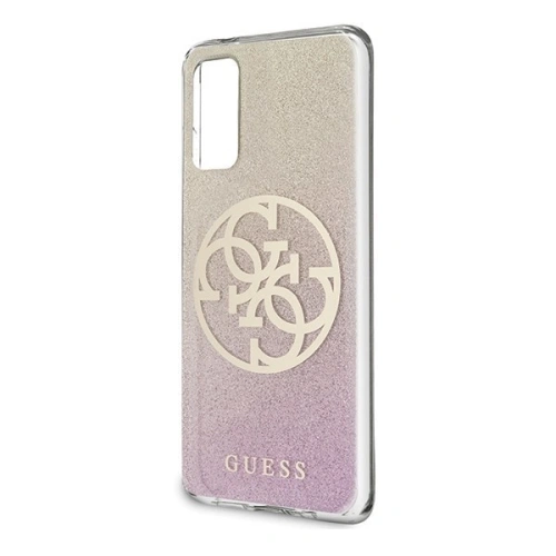 Kup Etui Guess GUHCS62PCUGLPGG Samsung Galaxy S20 růžovo-zlaté/gold pink hard case Glitter Gradient 4G Circle - GUE362RS - {ean13} - Sklep Home Screen