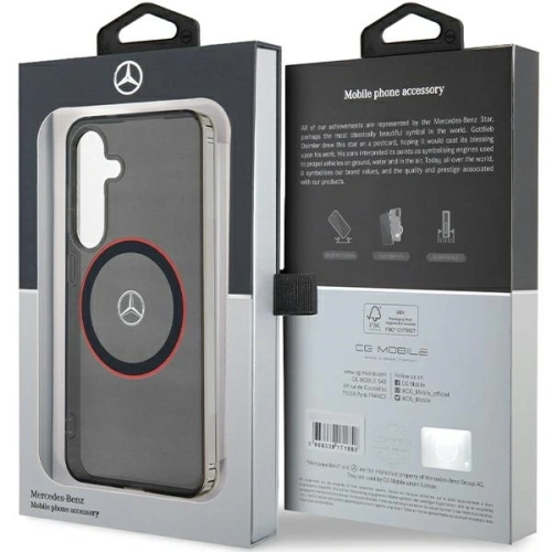 Kup Etui Mercedes MEHMS24S23HUORK Samsung Galaxy S24 hardcase Double Layer W/ Red MagSafe czarny/black - MRS288 - {ean13} - Sklep Home Screen