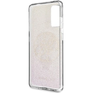 Kup Etui Guess GUHCS62PCUGLPGG Samsung Galaxy S20 różowo-złoty/gold pink hard case Glitter Gradient 4G Circle - GUE362RS - {ean13} - Sklep Home Screen
