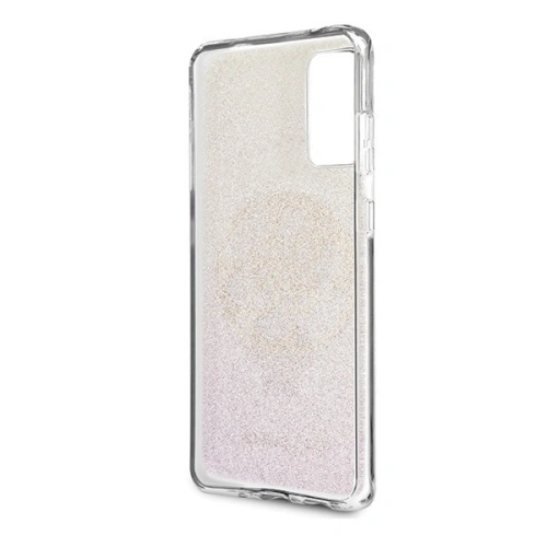 Kup Etui Guess GUHCS62PCUGLPGG Samsung Galaxy S20 růžovo-zlaté/gold pink hard case Glitter Gradient 4G Circle - GUE362RS - {ean13} - Sklep Home Screen