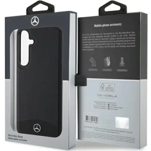 Kup Etui Mercedes MEHMS24S23RBARK Samsung Galaxy S24 hardcase Leather Textured & Plain MagSafe czarny/black - MRS289 - {ean13} - Sklep Home Screen