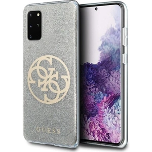 Kup Etui Guess GUHCS67PCUGLLG Samsung Galaxy S20+ Plus jasnoszary/light grey hard case Glitter 4G Circle Logo - GUE363GRY - {ean13} - Sklep Home Screen