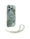 Kup Guess GUHMP16XHFWBRCESN Apple iPhone 16 Pro Max Hardcase IML Blumen mit Perlenband MagSafe grün - GUE4161 - {ean13} - Sklep Home Screen