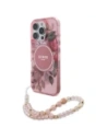 Kup Guess GUHMP16XHFWBRCESP Apple iPhone 16 Pro Max Hardcase IML Blumen mit Perlenstrap MagSafe rosa - GUE4162 - {ean13} - Sklep Home Screen