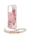Kup Guess GUHMP16XHFWBRCESP Apple iPhone 16 Pro Max Hardcase IML Blumen mit Perlenstrap MagSafe rosa - GUE4162 - {ean13} - Sklep Home Screen