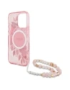Kup Guess GUHMP16XHFWBRCESP Apple iPhone 16 Pro Max Hardcase IML Blumen mit Perlenstrap MagSafe rosa - GUE4162 - {ean13} - Sklep Home Screen