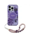 Kup Etui Guess GUHMP16XHFWBRCESU Apple iPhone 16 Pro Max hardcase IML Flowers With Pearl Strap MagSafe fioletowy/purple - GUE4163 - {ean13} - Sklep Home Screen