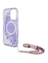 Kup Etui Guess GUHMP16XHFWBRCESU Apple iPhone 16 Pro Max hardcase IML Flowers With Pearl Strap MagSafe fioletowy/purple - GUE4163 - {ean13} - Sklep Home Screen
