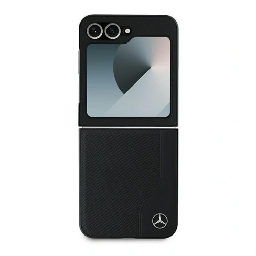 Kup Mercedes MEHMZF623RBGVK Samsung Galaxy Z Flip6 Leder Holz-Imitation MagSafe schwarz - MRS291 - {ean13} - Sklep Home Screen