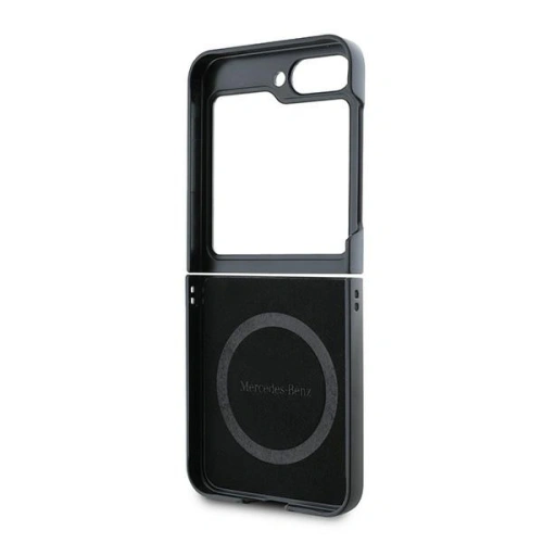Kup Mercedes MEHMZF623RBGVK Samsung Galaxy Z Flip6 Leder Holz-Imitation MagSafe schwarz - MRS291 - {ean13} - Sklep Home Screen