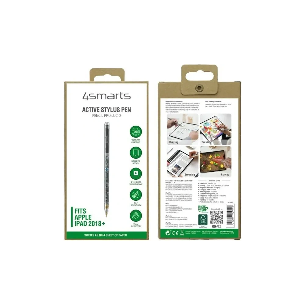 Rysik 4smarts Active Stylus Pen Pencil Pro Lucid transparent do iPadów