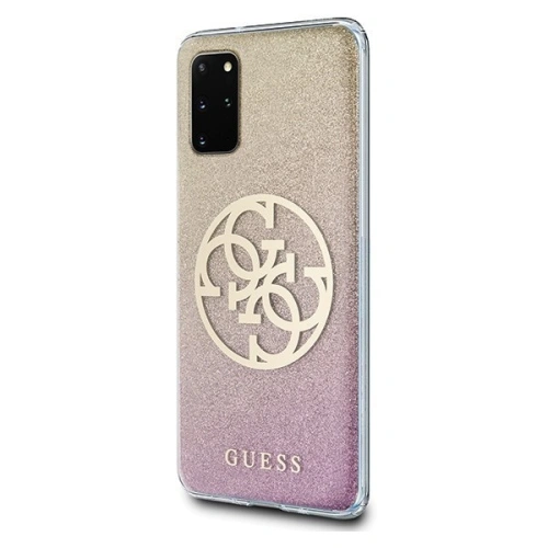 Kup Etui Guess GUHCS67PCUGLPGG Samsung Galaxy S20+ Plus růžovo-zlatý/rose gold hard case Glitter Gradient 4G Circle - GUE364RS - {ean13} - Sklep Home Screen