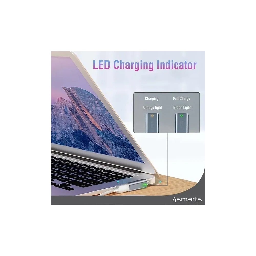 Adapter USB-C / MagSafe 2 do MacBooków 4smarts PD 100W