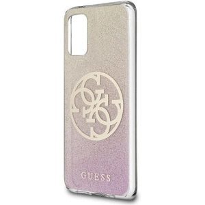 Kup Etui Guess GUHCS67PCUGLPGG Samsung Galaxy S20+ Plus różowo-złoty/gold pink hard case Glitter Gradient 4G Circle - GUE364RS - {ean13} - Sklep Home Screen