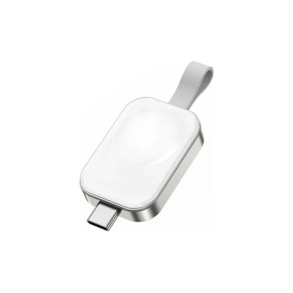 Ładowarka bezprzewodowa 4smarts do Apple Watch z wejściem USB-C white/biała