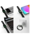 Buy 4smarts wireless charger for Apple Watch with USB-C input white - 4SMR6 - {ean13} - Home Screen Store Europe
