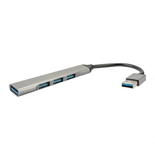 Kup 4smarts HUB 4w1 USB-A / 3xUSB-A 2.0, USB-A 3.0 gri spațial - 4SMR8 - {ean13} - Sklep Home Screen