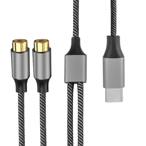 Buy 4smarts Audio USB-C / 2x cinch socket cable 20cm black - 4SMR10 - {ean13} - Home Screen Store Europe