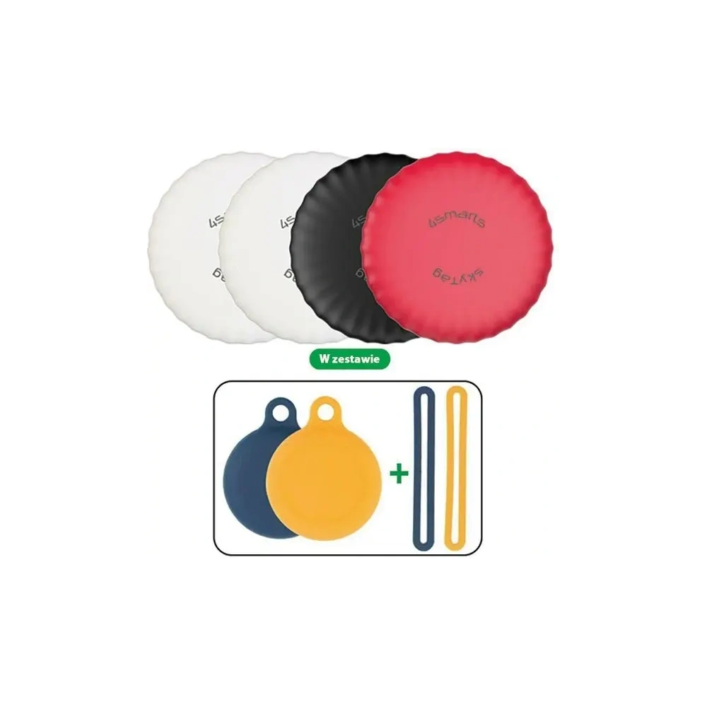 Lokalizator 4smarts Location Finder SkyTag Slim Set 2xWhite + Black + Red