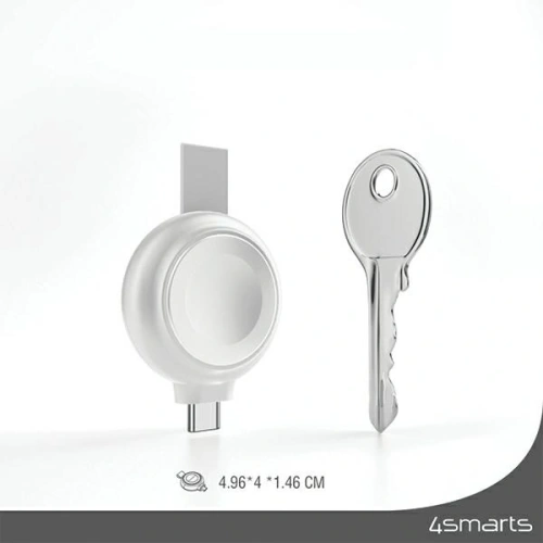 Kup 4smarts MFI Wireless Fast Charger für Apple Watch silber - 4SMR20 - {ean13} - Sklep Home Screen