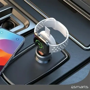 Kup Ładowarka bezprzewodowa 4smarts MFI Fast Charger do Apple Watch srebrna/silver - 4SMR20 - {ean13} - Sklep Home Screen