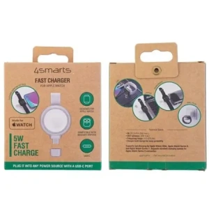 Kup Bezdrátová nabíječka 4smarts MFI Fast Charger pro Apple Watch stříbrná/silver - 4SMR20 - {ean13} - Sklep Home Screen