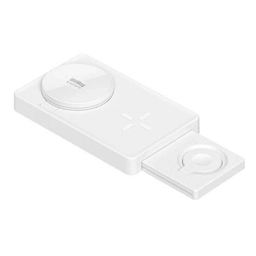 Kup 4smarts UltiMag 3-in-1 încărcător wireless pentru Apple iPhone, Apple Watch, Airpods 20W alb - 4SMR21 - {ean13} - Sklep Home Screen