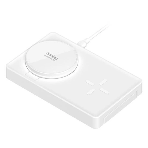 Kup 4smarts UltiMag 3-in-1 încărcător wireless pentru Apple iPhone, Apple Watch, Airpods 20W alb - 4SMR21 - {ean13} - Sklep Home Screen
