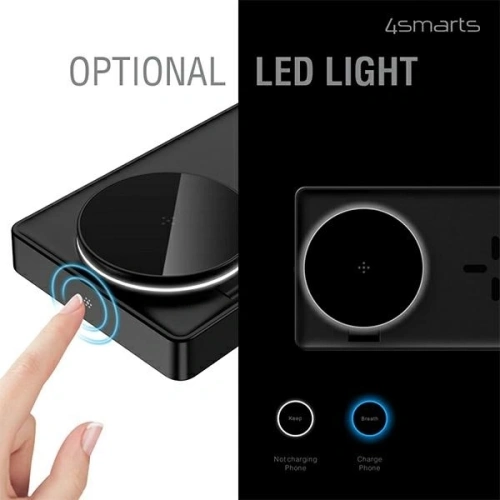 Kup 4smarts UltiMag 3-in-1 încărcător wireless pentru Apple iPhone, Apple Watch, Airpods 20W alb - 4SMR21 - {ean13} - Sklep Home Screen