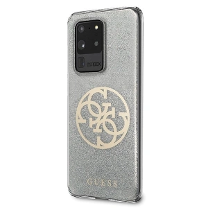 Kup Etui Guess GUHCS69PCUGLLG Samsung Galaxy S20 Ultra jasnoszary/light grey hard case Glitter 4G Circle Logo - GUE365GRY - {ean13} - Sklep Home Screen