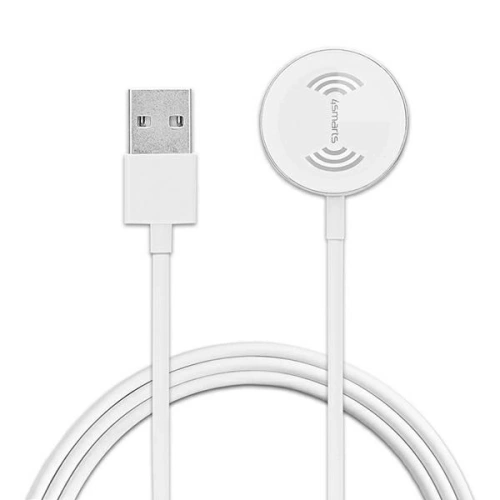 Kup 4smarts VoltBeam Mini vezeték nélküli töltő Apple Watch 1-8/SE-hez 1m USB-A 2.5W kábellel, fehér - 4SMR23 - {ean13} - Sklep Home Screen