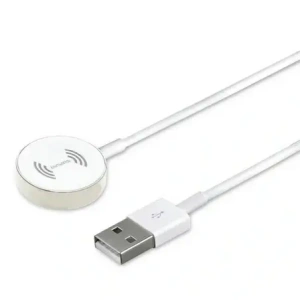 Kup Ładowarka bezprzewodowa 4smarts VoltBeam Mini do Apple Watch 1-8/SE z kablem 1m USB-A 2.5W biały/white - 4SMR23 - {ean13} - Sklep Home Screen
