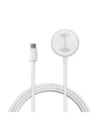 Ładowarka bezprzewodowa 4smarts VoltBeam Mini do Apple Watch 1-8/SE z kablem 1m USB-C 2.5W biały/white