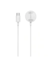 Kup Ładowarka bezprzewodowa 4smarts VoltBeam Mini do Apple Watch 1-8/SE z kablem 1m USB-C 2.5W biały/white - 4SMR25 - {ean13} - Sklep Home Screen