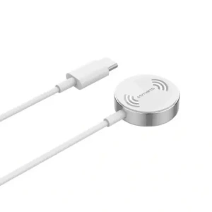 Kup Ładowarka bezprzewodowa 4smarts VoltBeam Mini do Apple Watch 1-8/SE z kablem 1m USB-C 2.5W biały/white - 4SMR25 - {ean13} - Sklep Home Screen