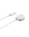 Kup Ładowarka bezprzewodowa 4smarts VoltBeam Mini do Apple Watch 1-8/SE z kablem 1m USB-C 2.5W biały/white - 4SMR25 - {ean13} - Sklep Home Screen
