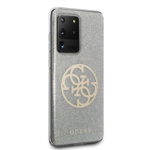 Kup Etui Guess GUHCS69PCUGLLG Samsung Galaxy S20 Ultra jasnoszary/light grey hard case Glitter 4G Circle Logo - GUE365GRY - {ean13} - Sklep Home Screen