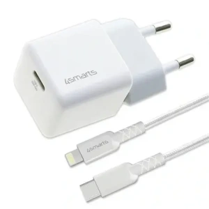 Kup 4smarts Netzteil + MFI-Kabel VoltPlug PD 30W GaN USB-C/Lightning 1.5m weiß - 4SMR27 - {ean13} - Sklep Home Screen