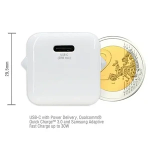 Buy 4smarts mains charger + MFI cable VoltPlug PD 30W GaN USB-C/Lightning 1.5m white - 4SMR27 - {ean13} - Home Screen Store Europe
