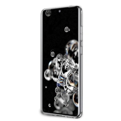 Kup Guess Samsung Case GUHCS69PCUGLLG Galaxy S20 Ultra hellgrau/hellgrau Hartschalenetui Glitter 4G Circle Logo - GUE365GRY - {ean13} - Sklep Home Screen